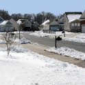Snow in front